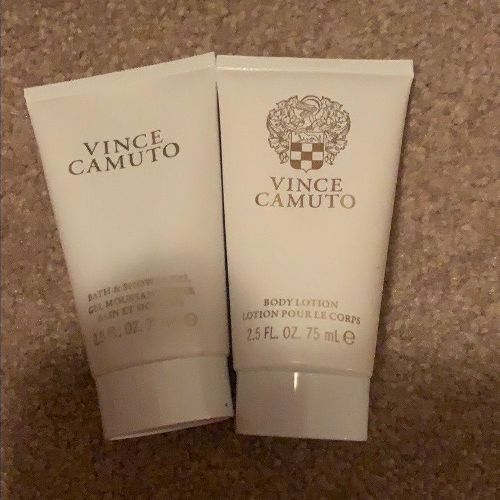 Vince Camuto body wash and lotion